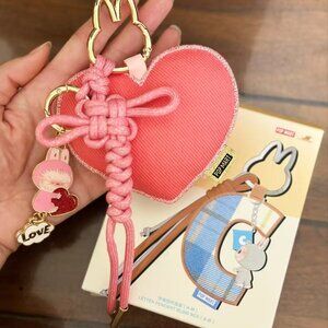 labubu pendant heart